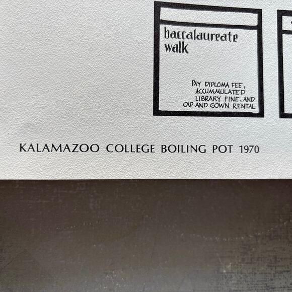 Kalamazoo College 1970 Yearbook Annual Book Michigan 1969 Student Life Sports MI - Picture 4 of 7